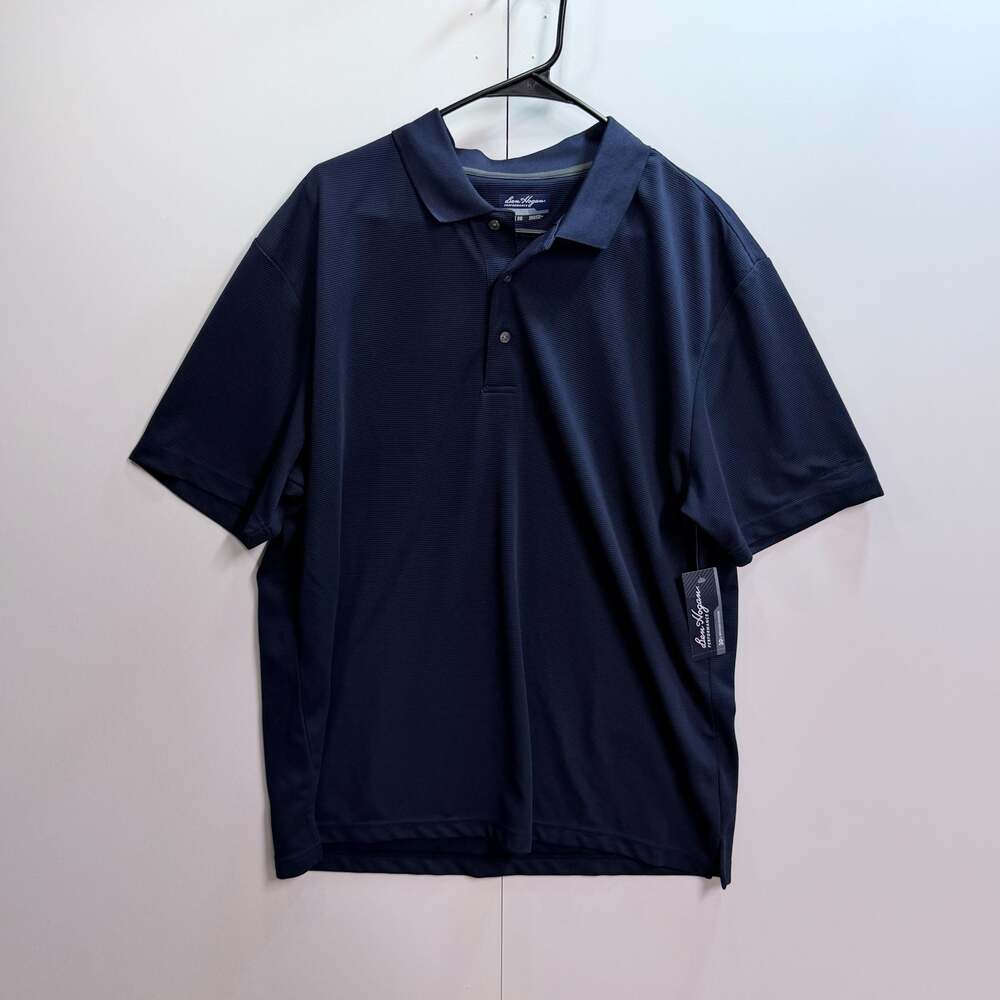 Ben Hogan Performance Polo Shirt Navy Blue Size XL